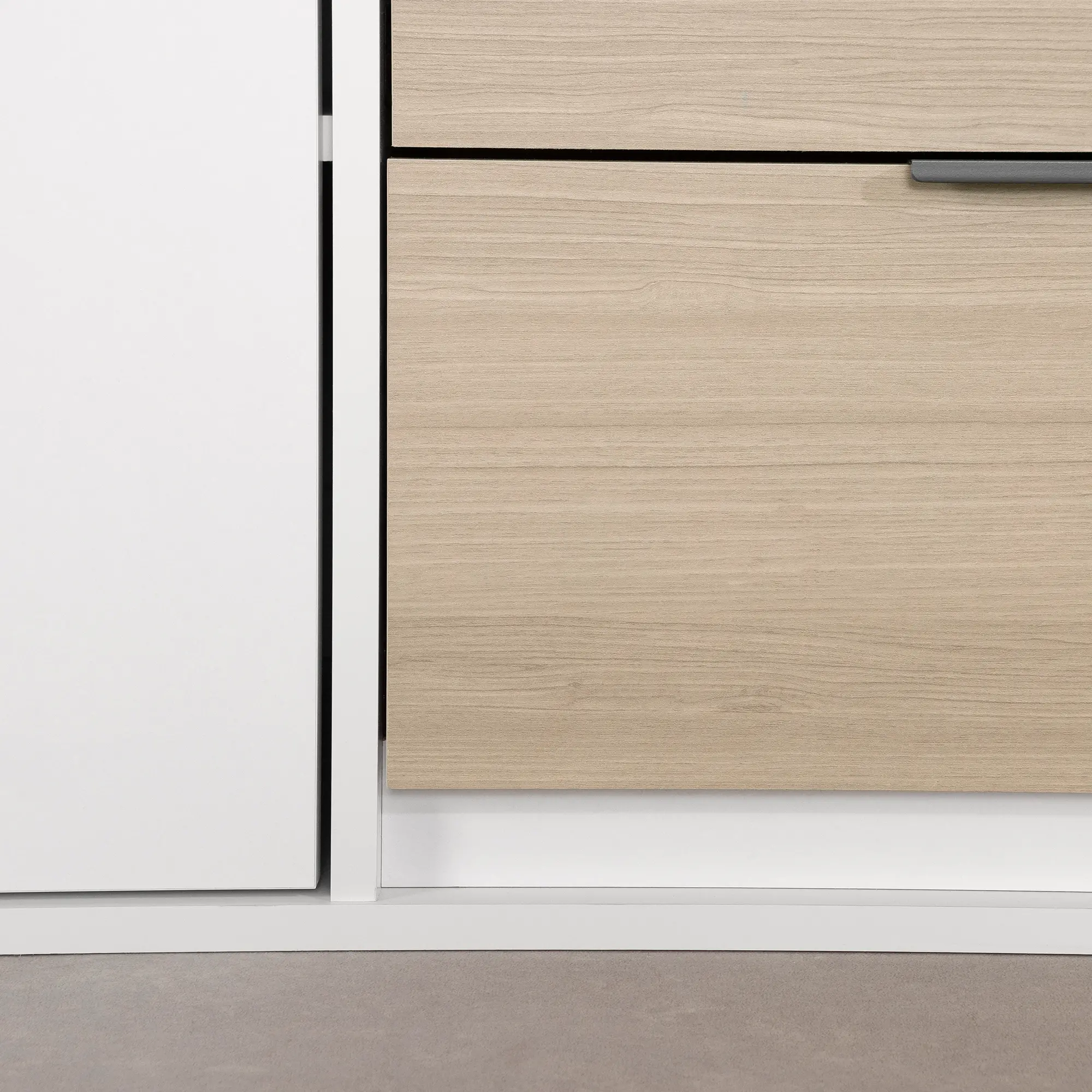 13983 Hourra Soft Elm & White 2-Drawer Dresser with Door - South Shore-7