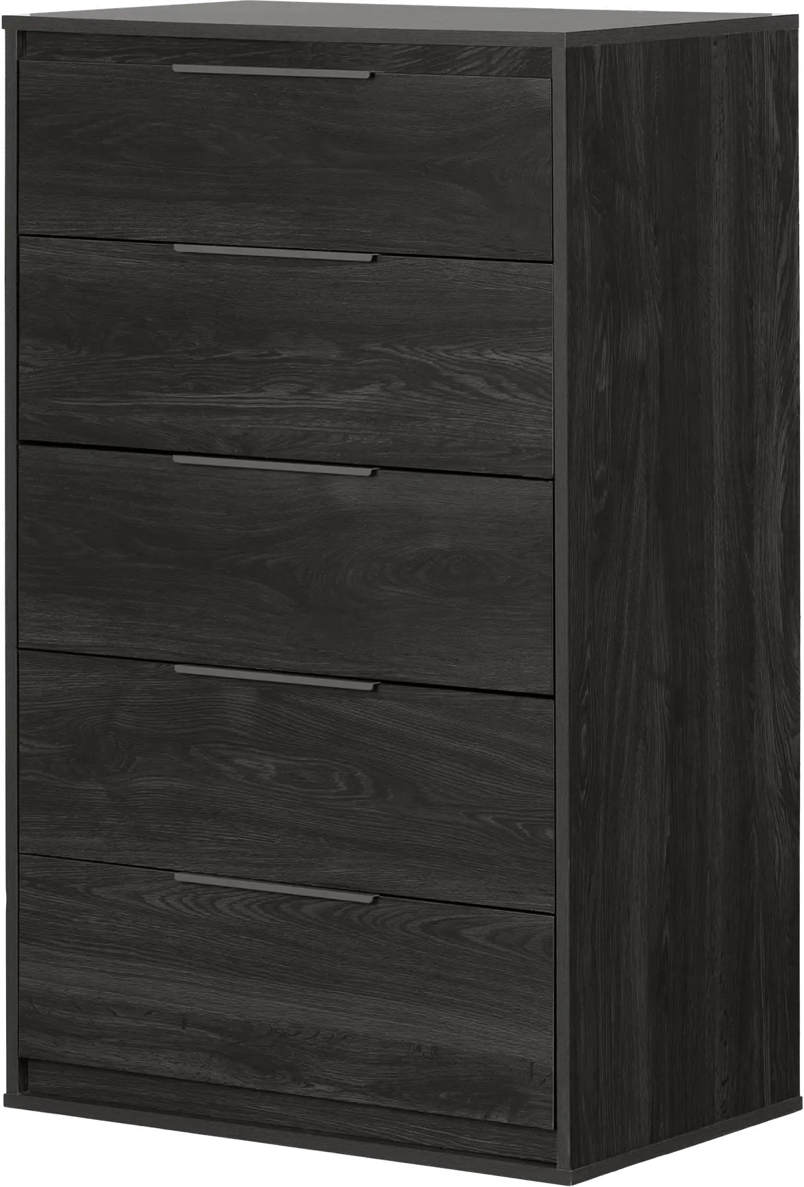 13987 Hourra Gray Oak 5-Drawer Chest of Drawers - South Shore-1