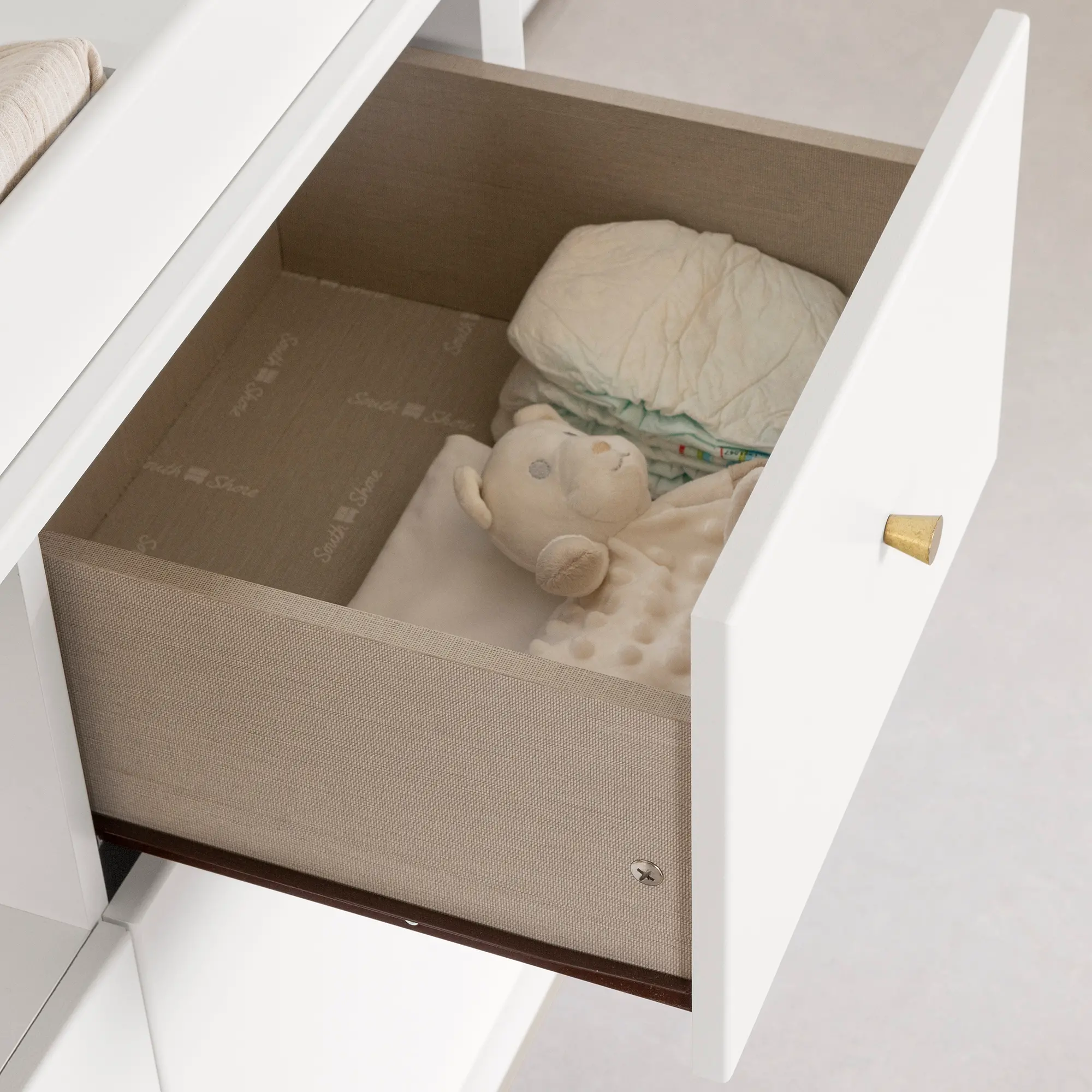 14202 Dylane White Changing Table with Storage - South Shore-6