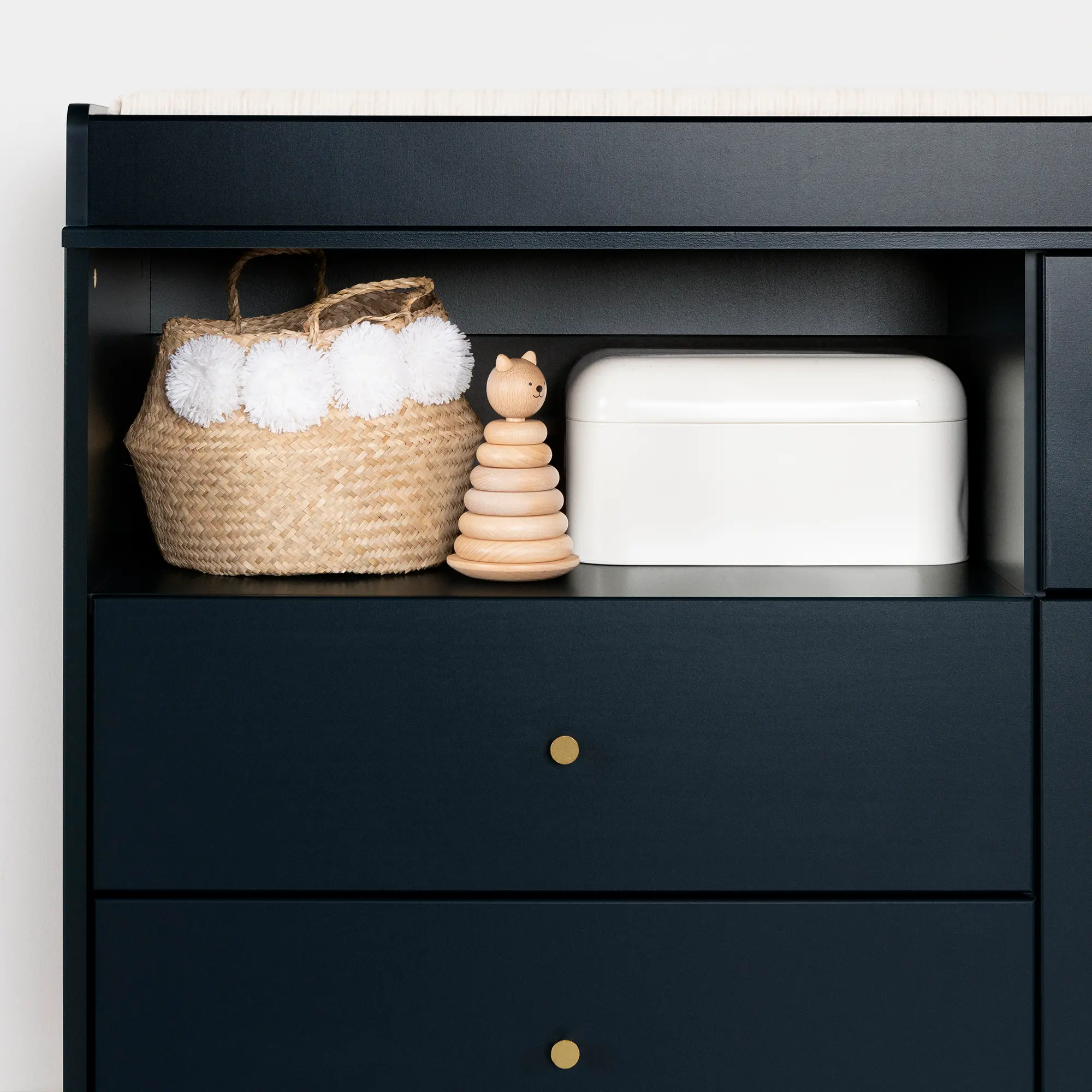 14204 Dylane Navy Blue Changing Table with Storage - South Shore-4