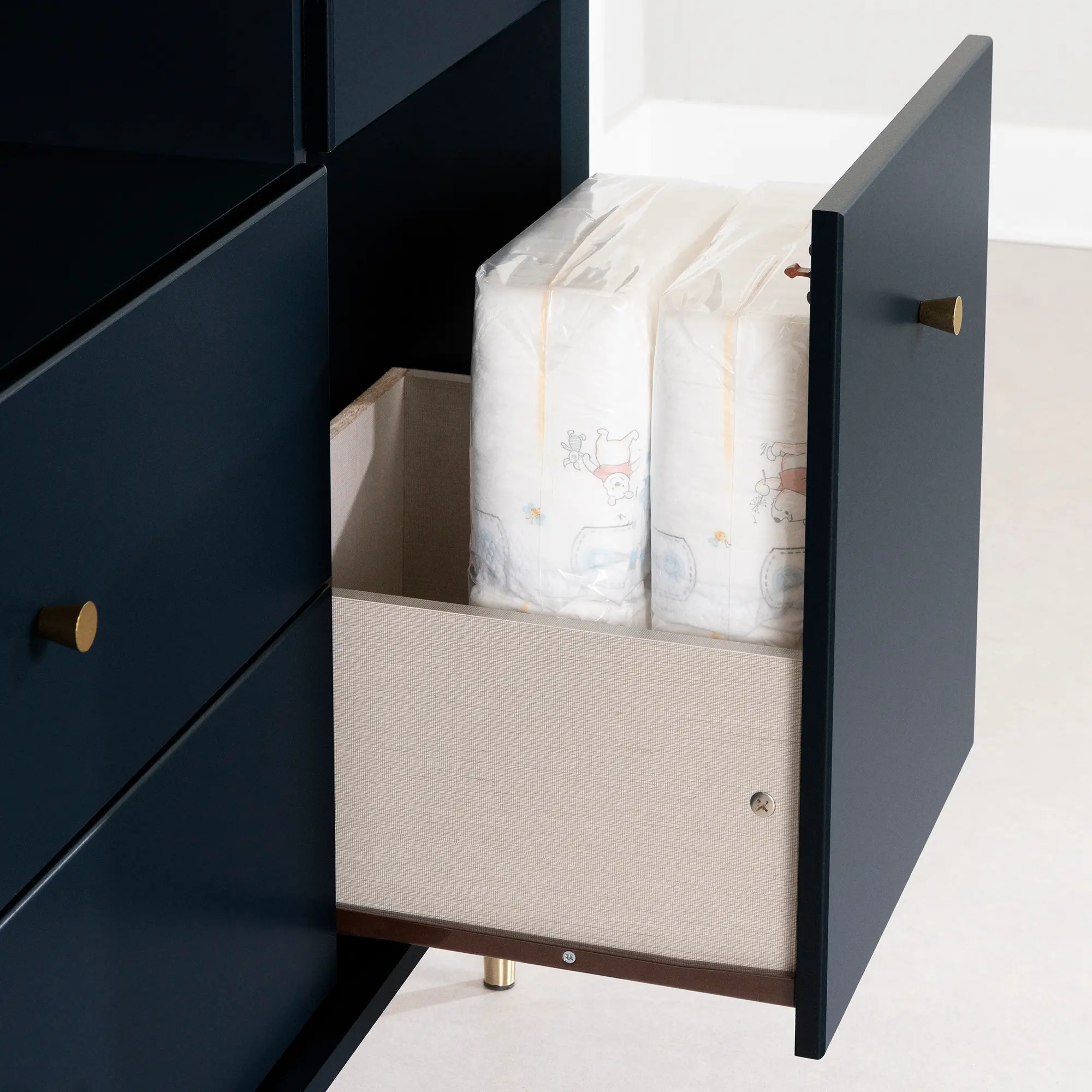 14204 Dylane Navy Blue Changing Table with Storage - South Shore-7
