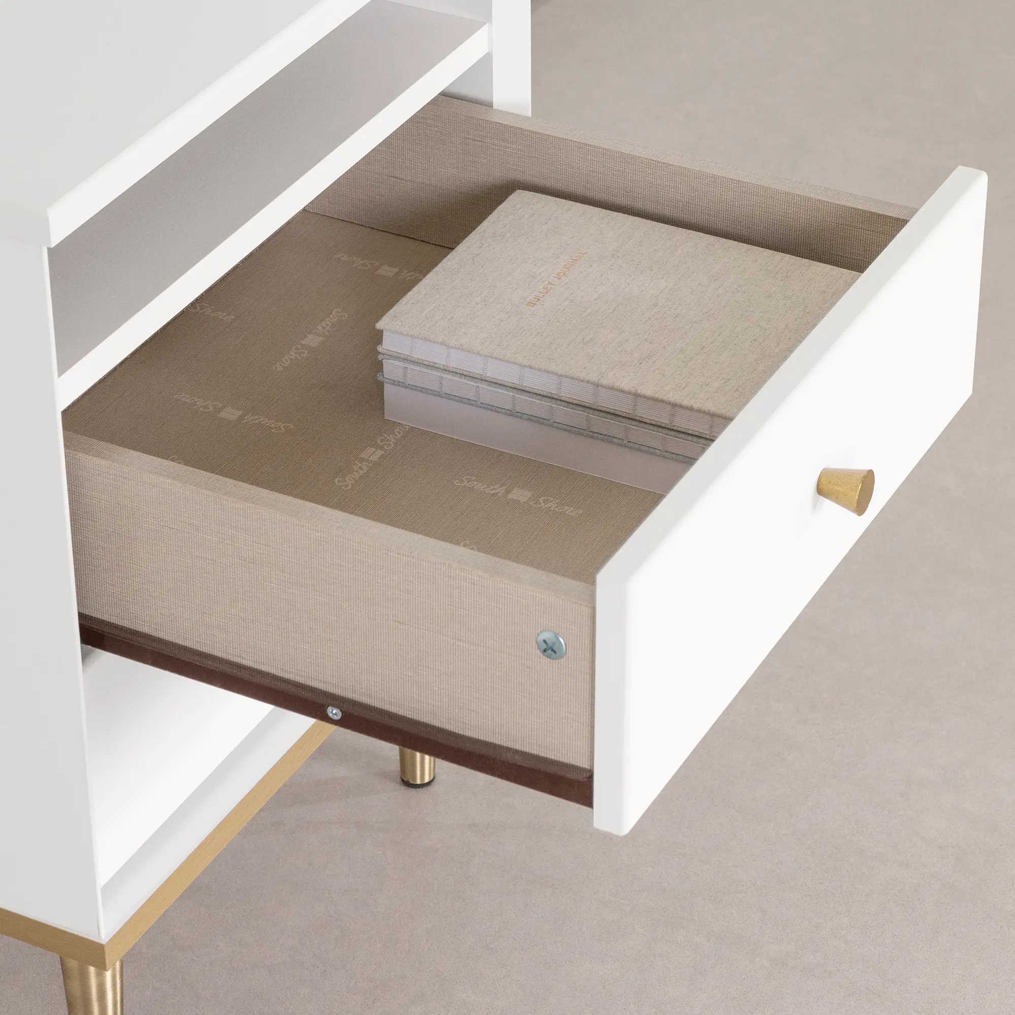 14762 Dylane White 2-Drawer Nightstand - South Shore-4