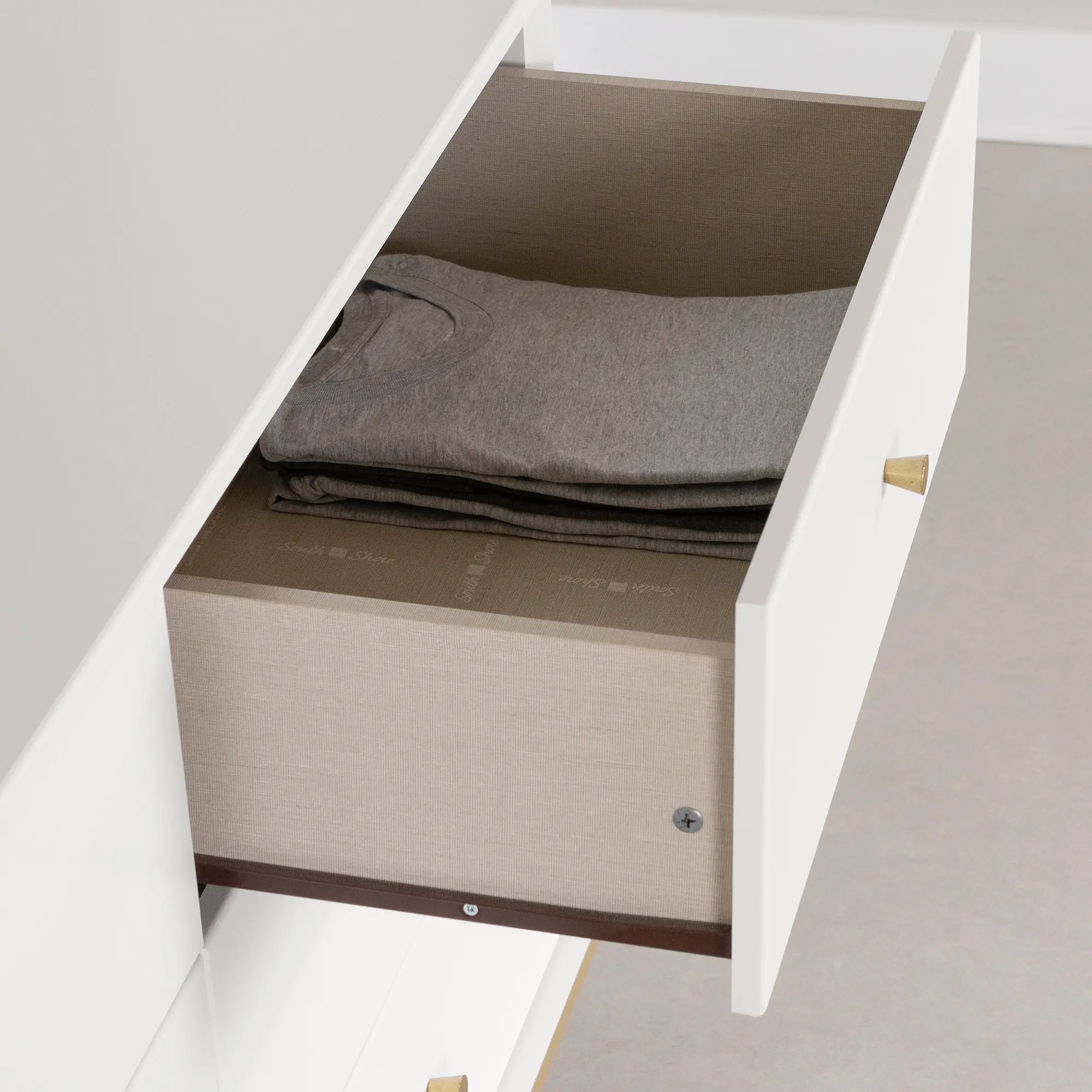 14763 Dylane White 6-Drawer Dresser - South Shore-3
