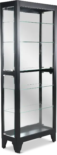 Onyx Black Display Cabinet