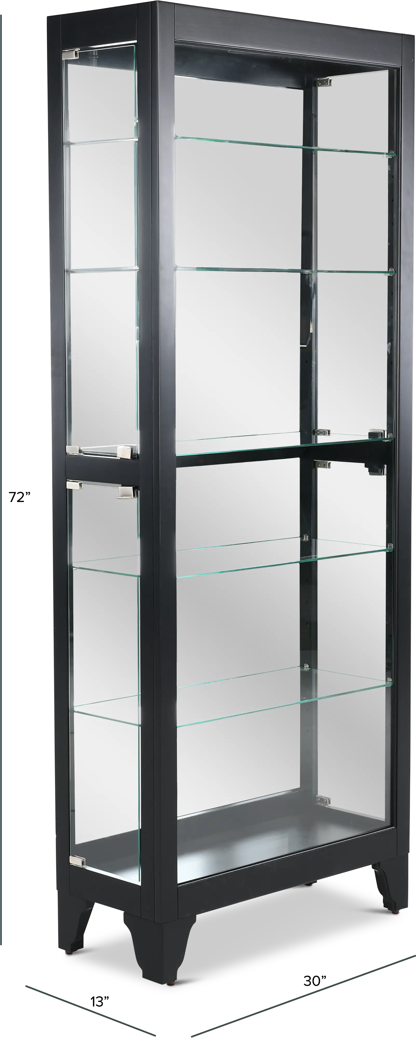 Onyx Black Display Cabinet-3