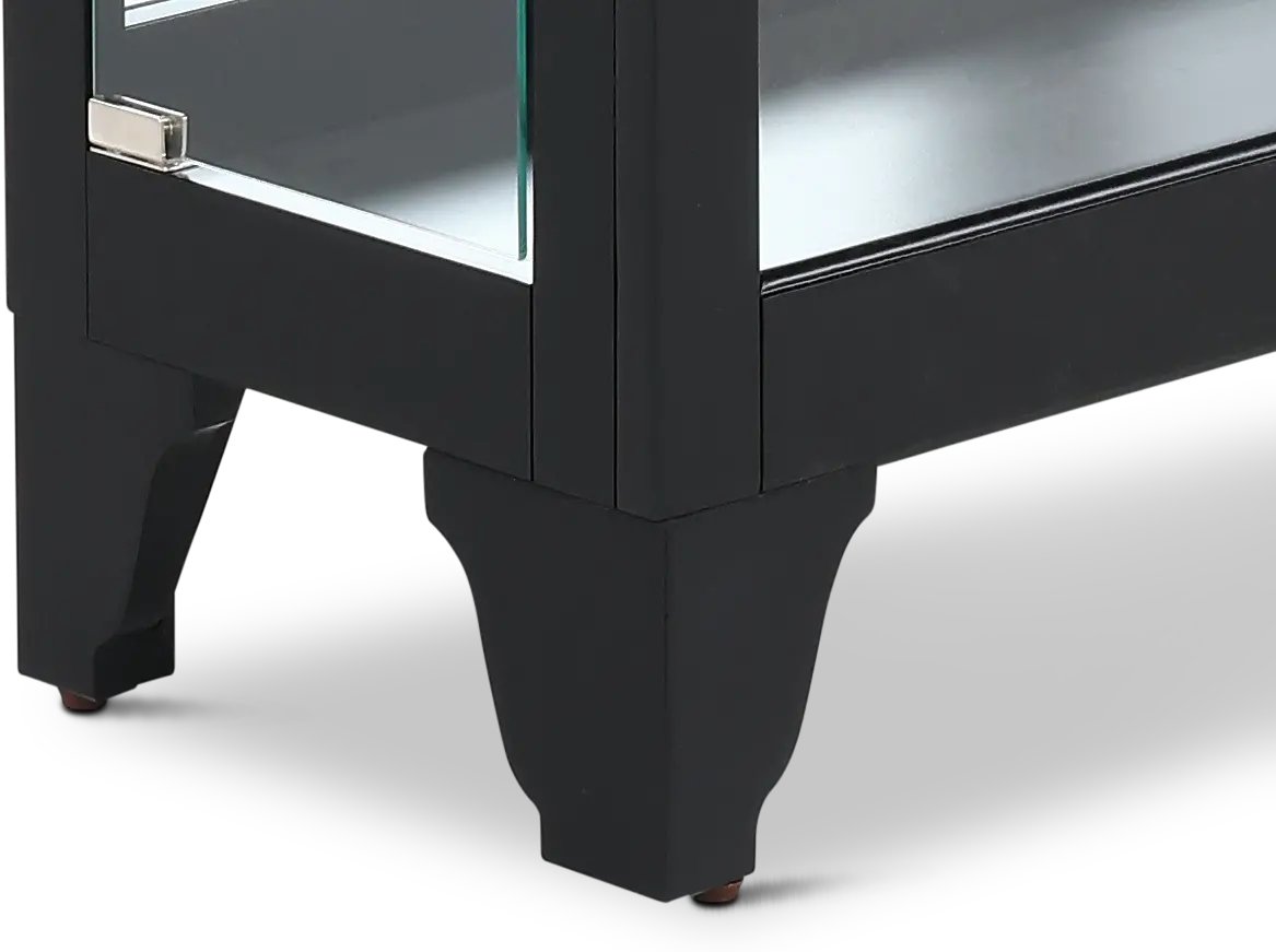 Onyx Black Display Cabinet-7