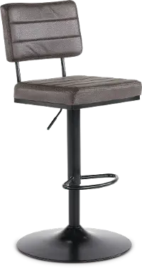 Strumley Gray Adjustable Height Stool