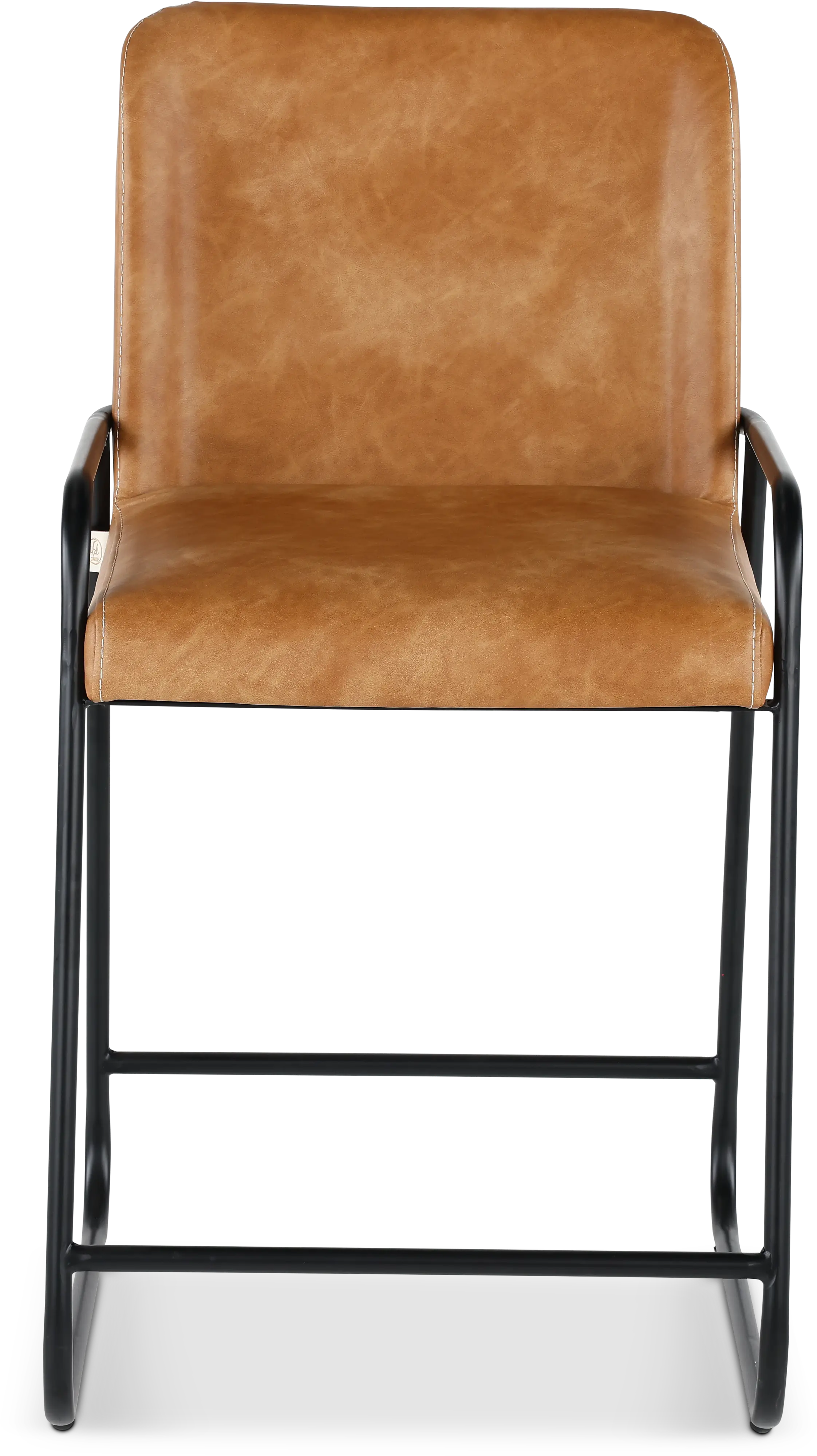 Iron Brown Upholstered Counter Height Stool-2