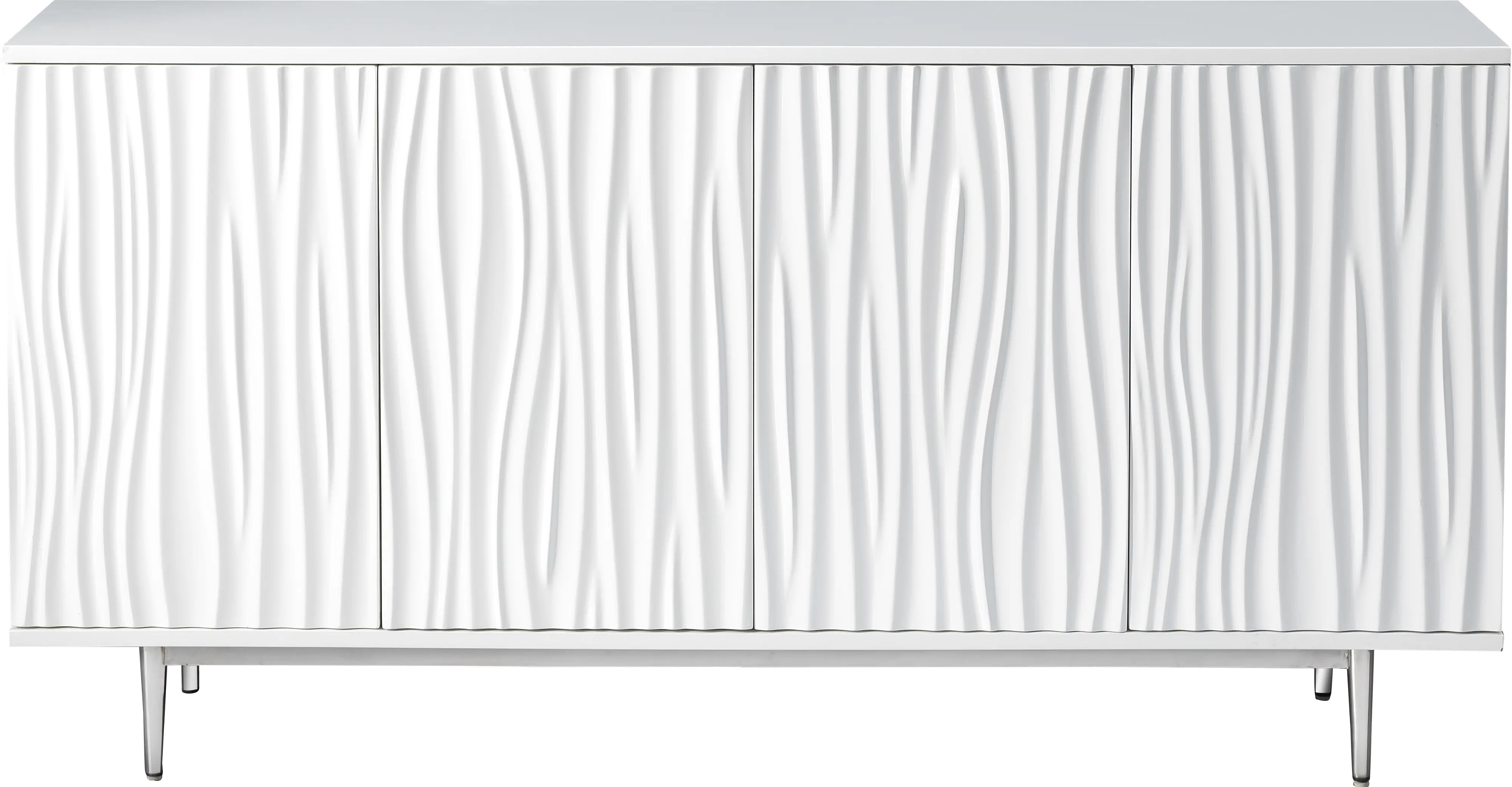 48148 Glitz and Glam White Credenza-1