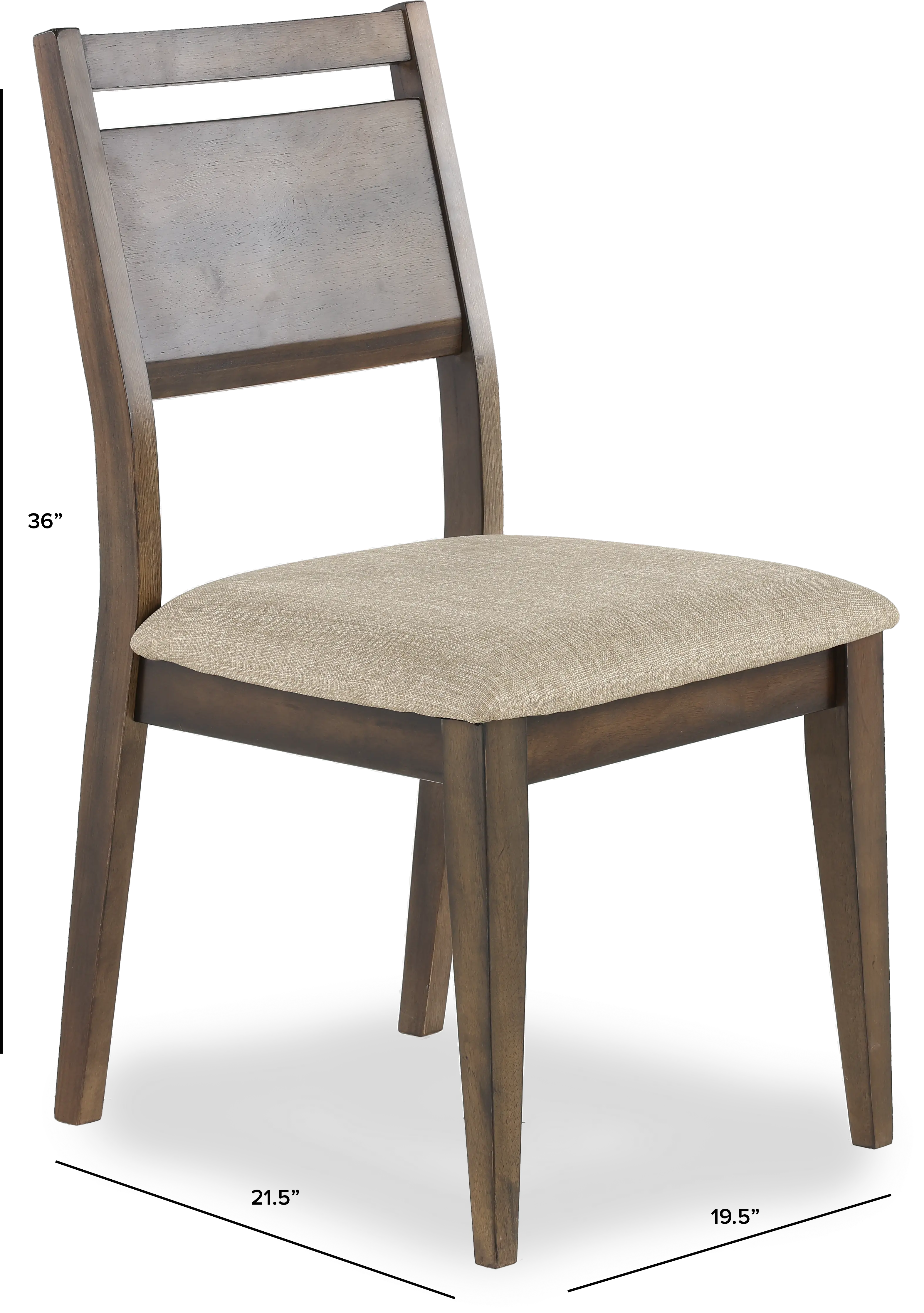 Zoey Brown Dining Chair-3