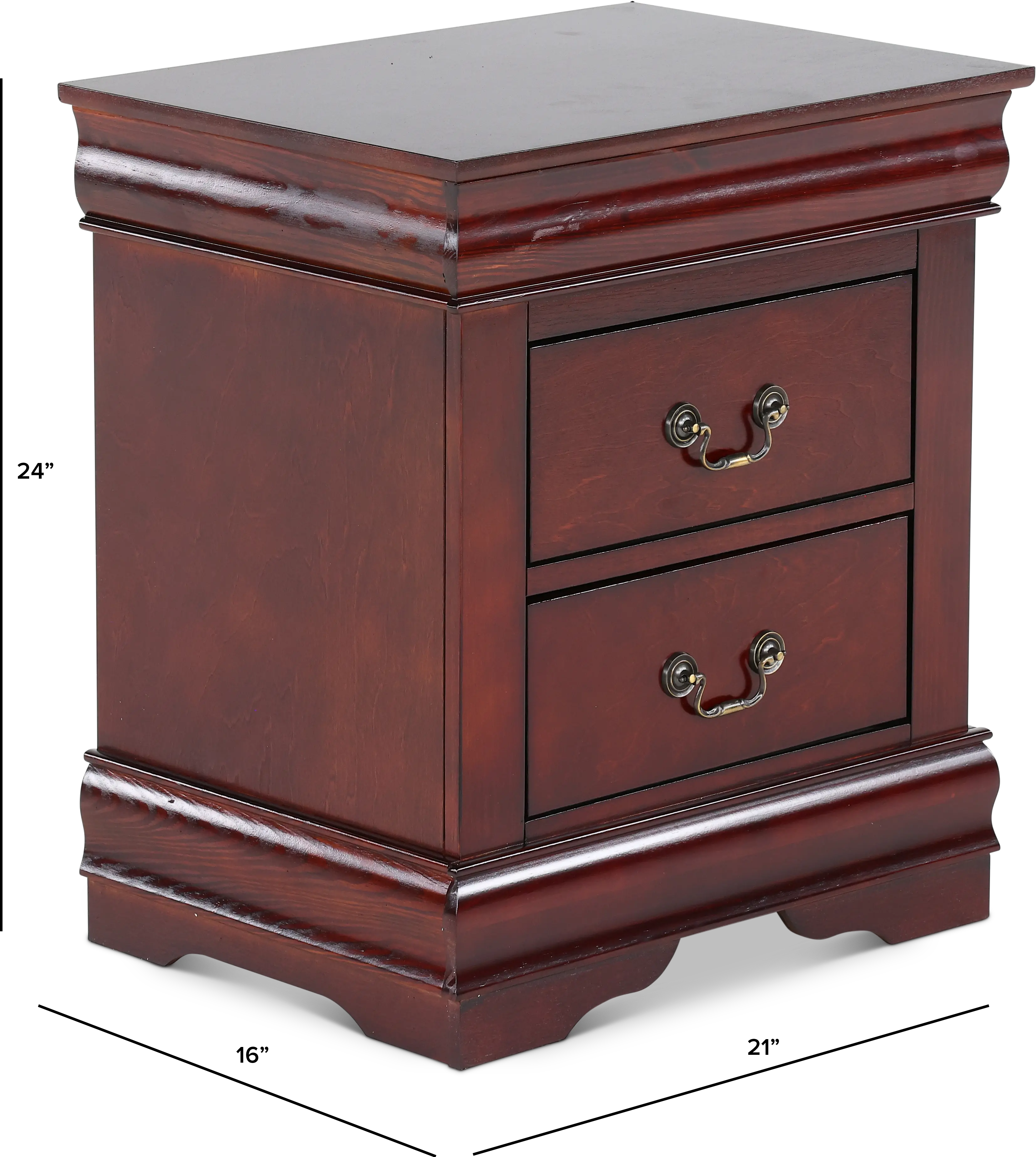 Louis Cherry Nightstand-3