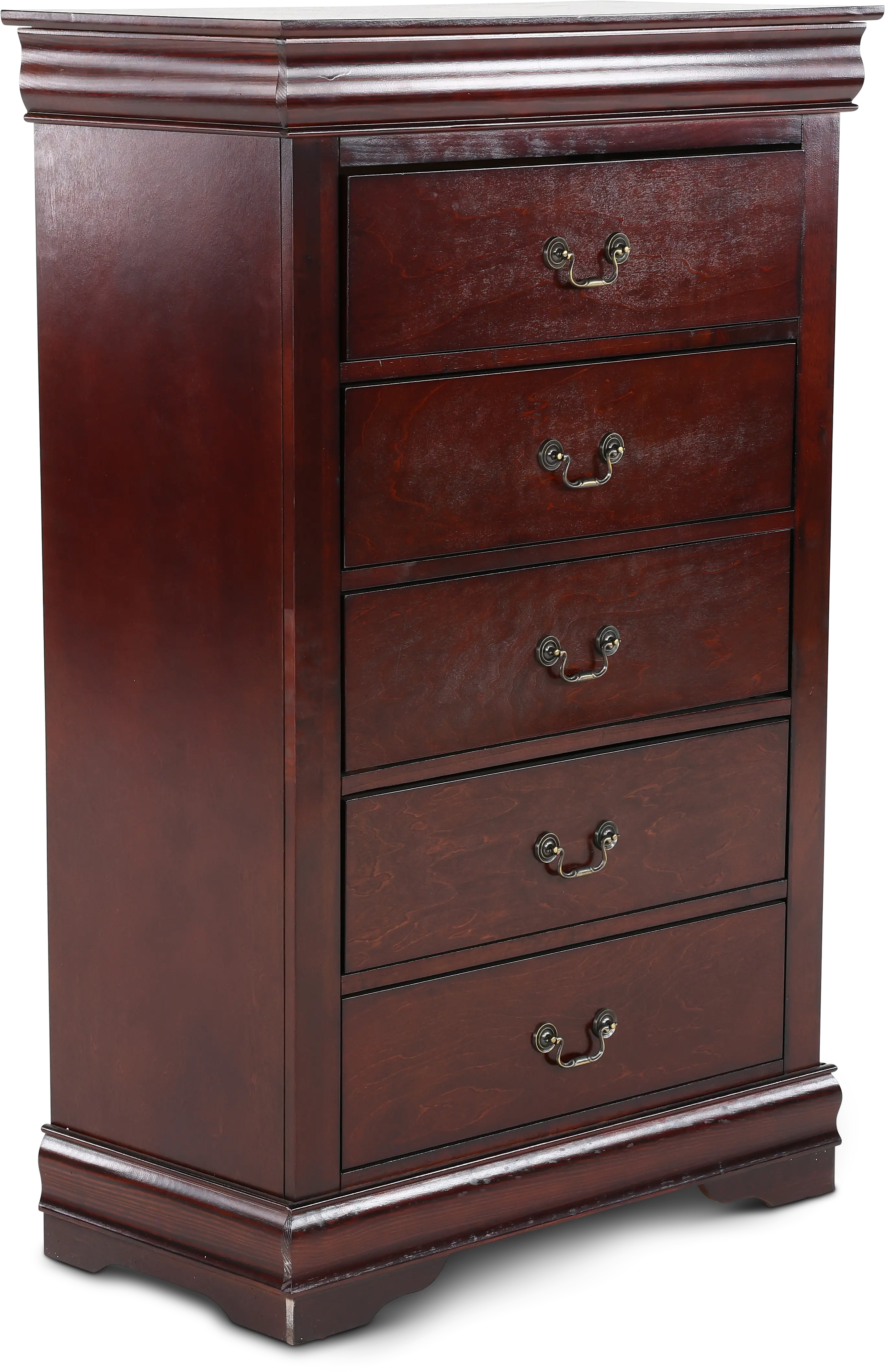 Louis Cherry Chest of Drawers-4