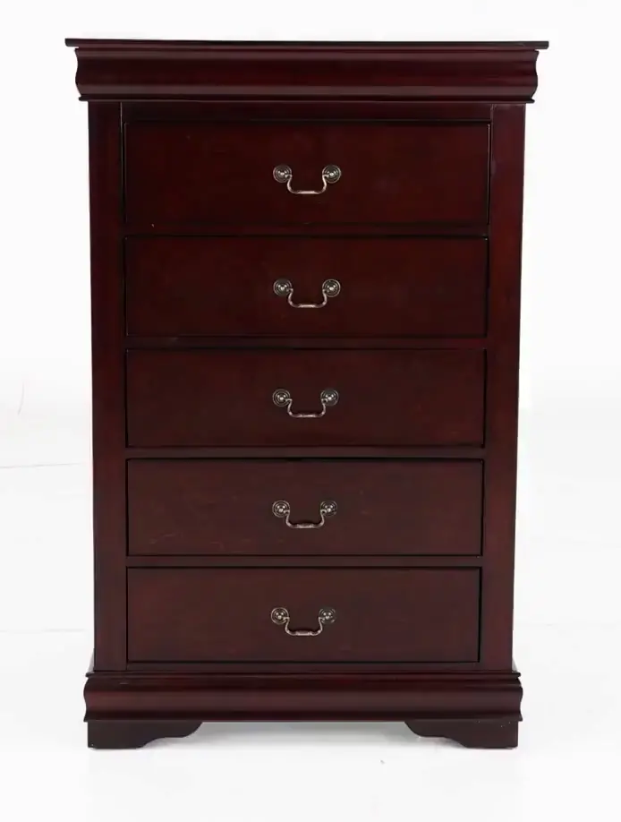 Louis Cherry Chest of Drawers-5