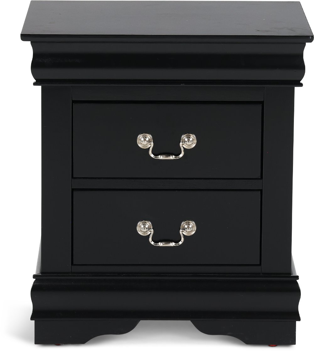 Louis Black Nightstand