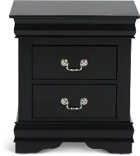 Louis Black Nightstand
