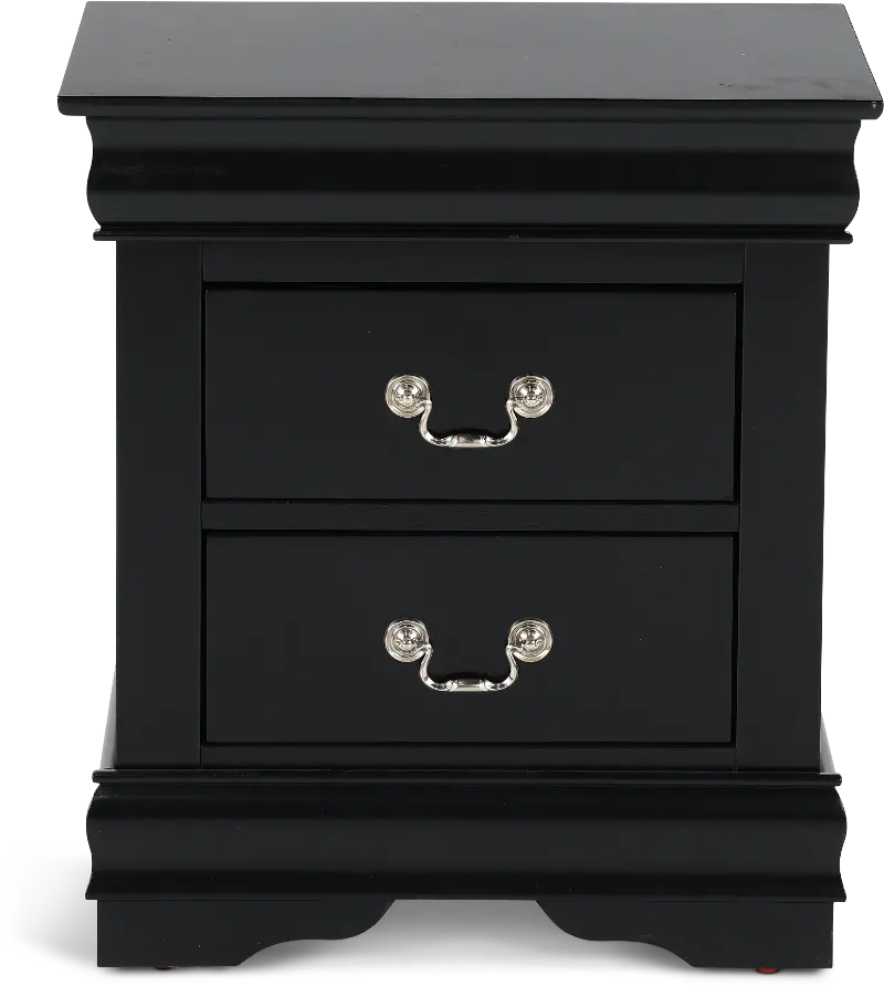 Louis Black Nightstand