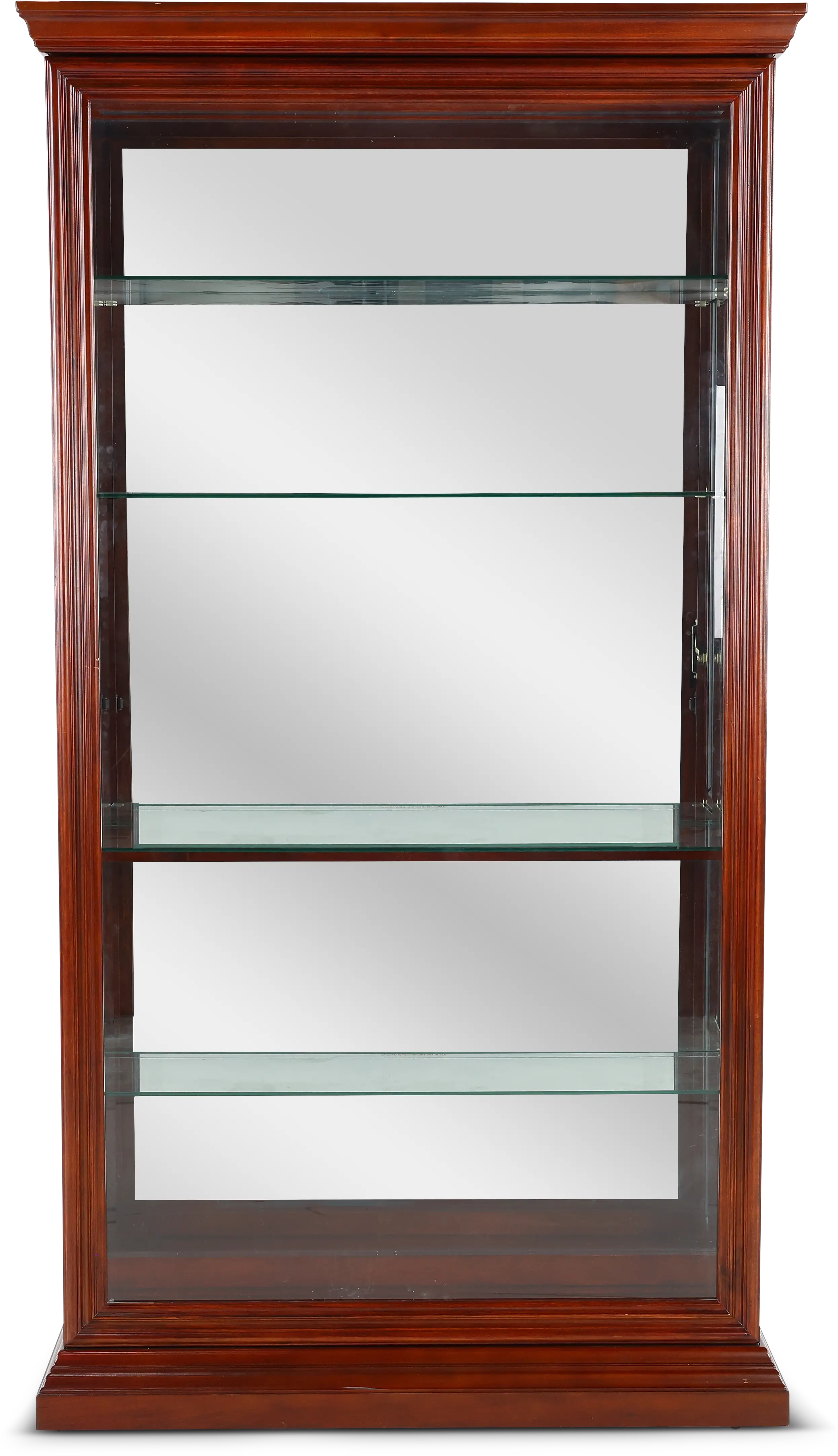 Eden Cherry Brown Curio Cabinet-1
