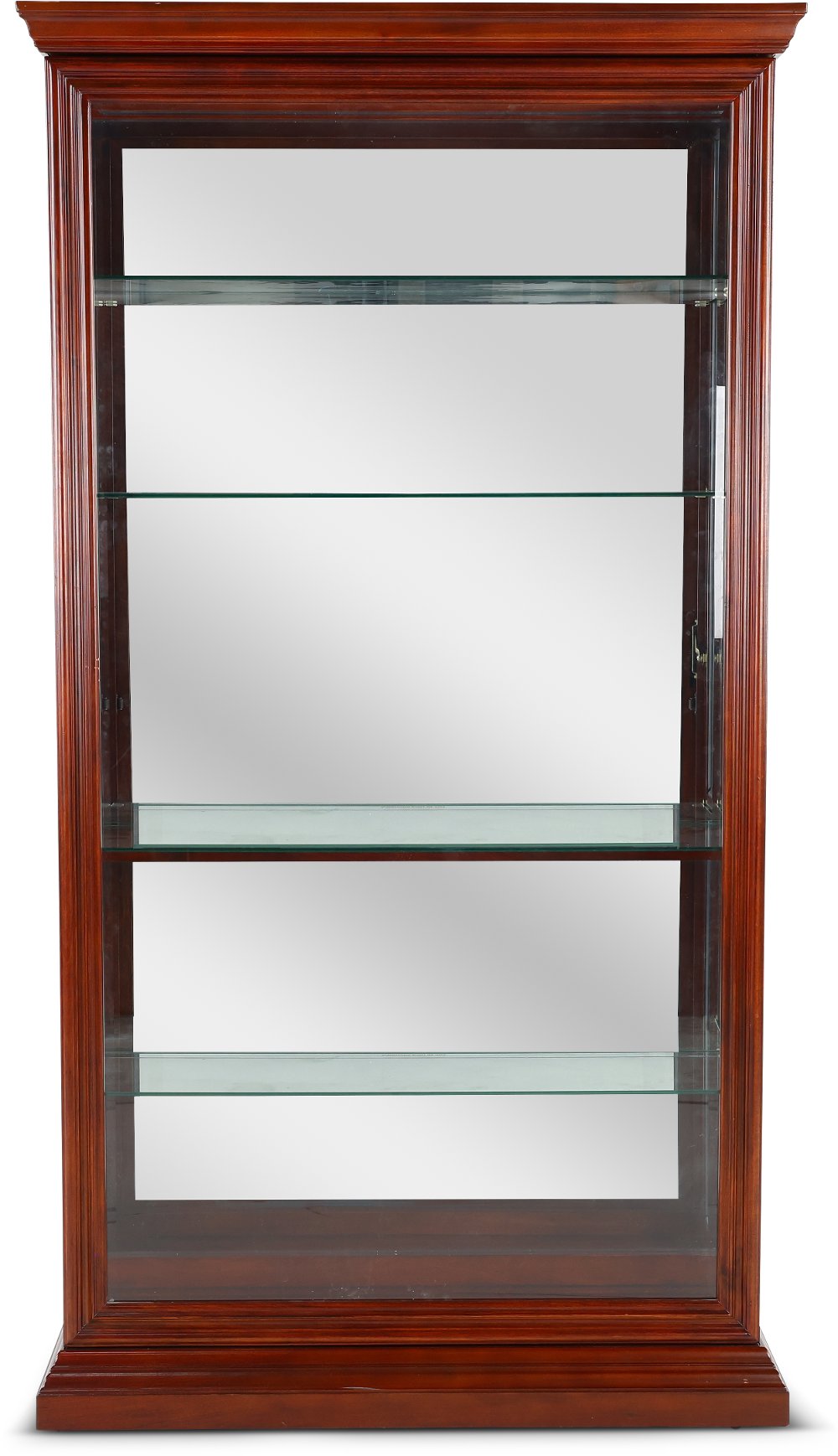 Eden Cherry Brown Curio Cabinet