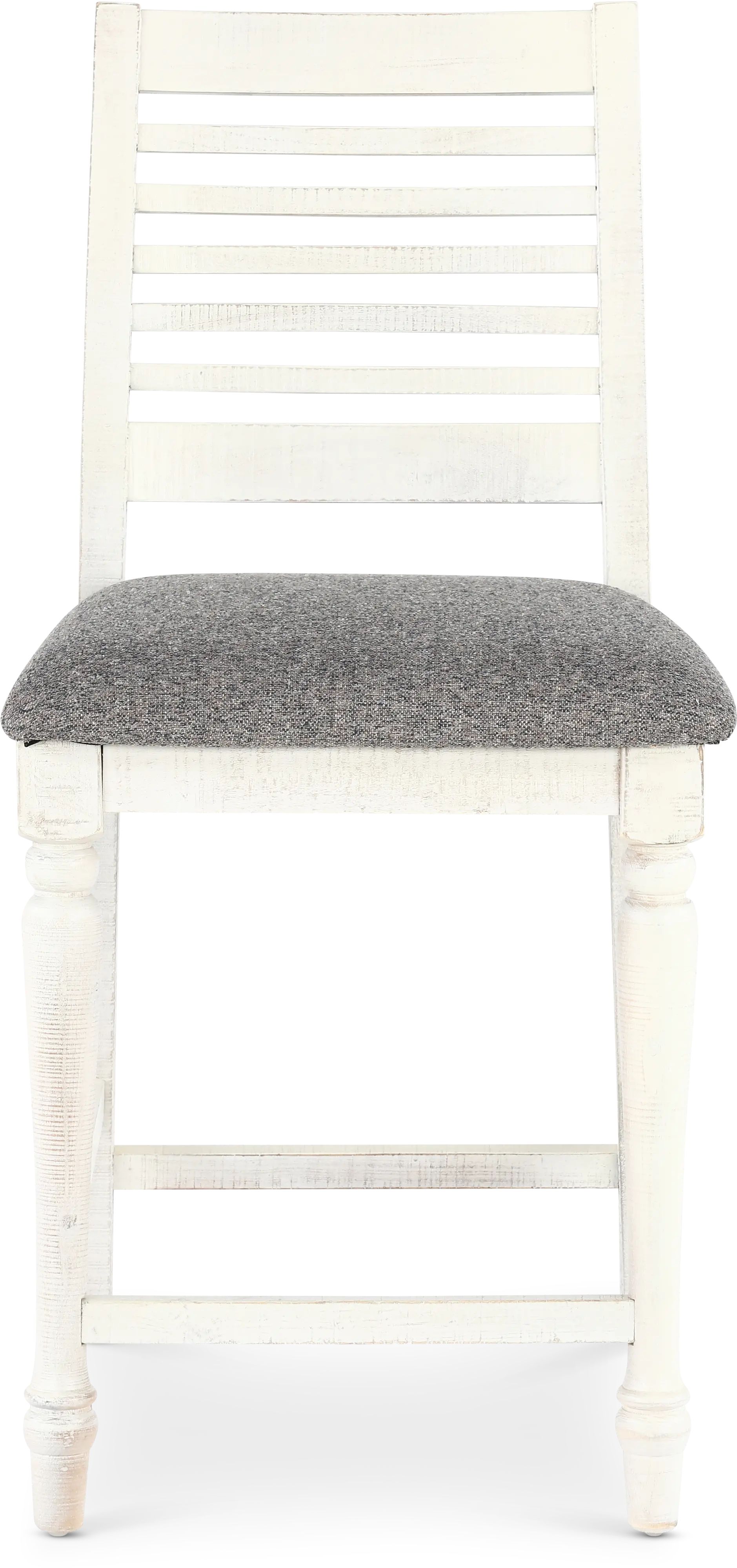 Clabria White Counter Height Stool-4