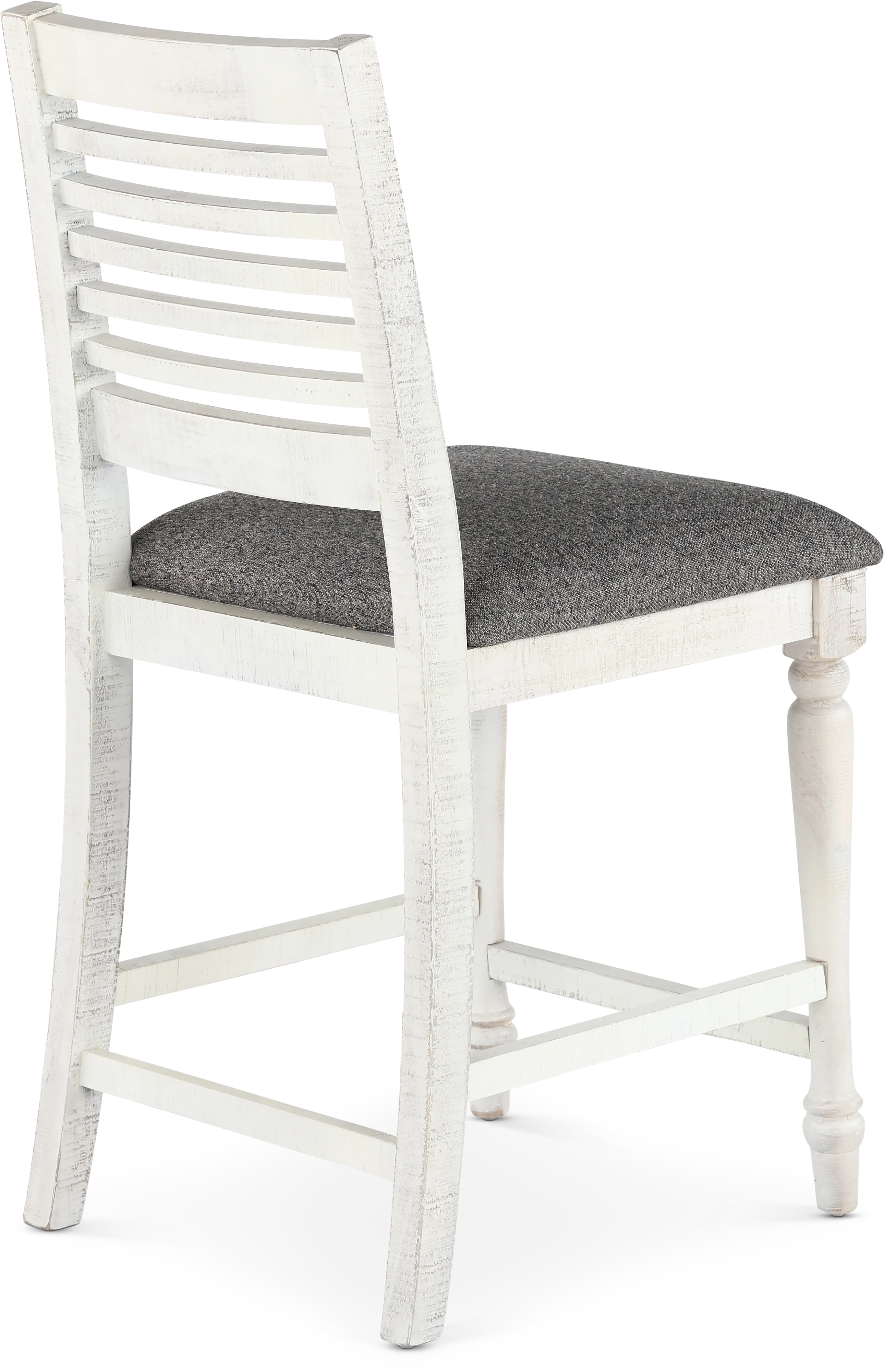 Clabria White Counter Height Stool-6