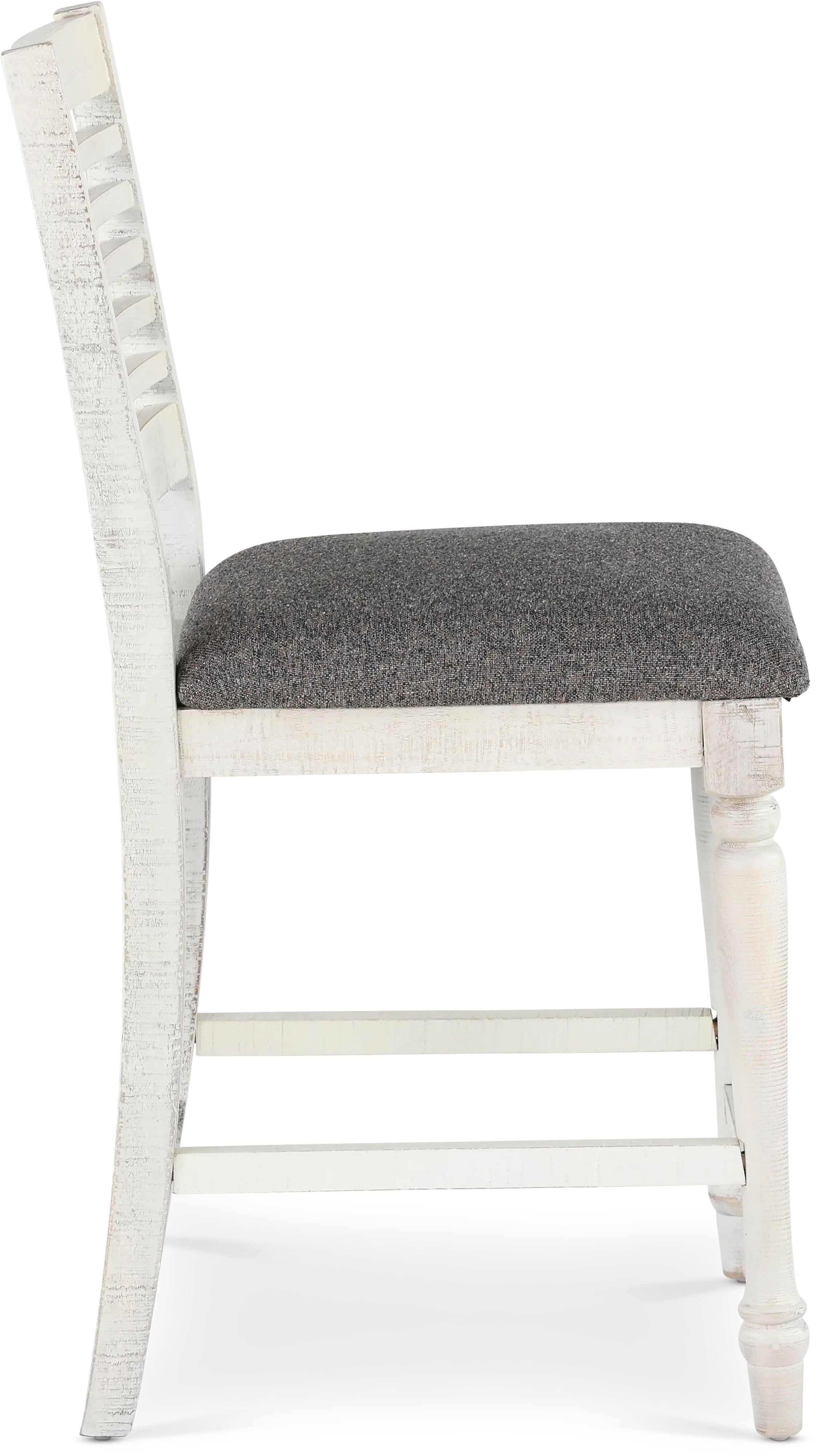 Clabria White Counter Height Stool-7