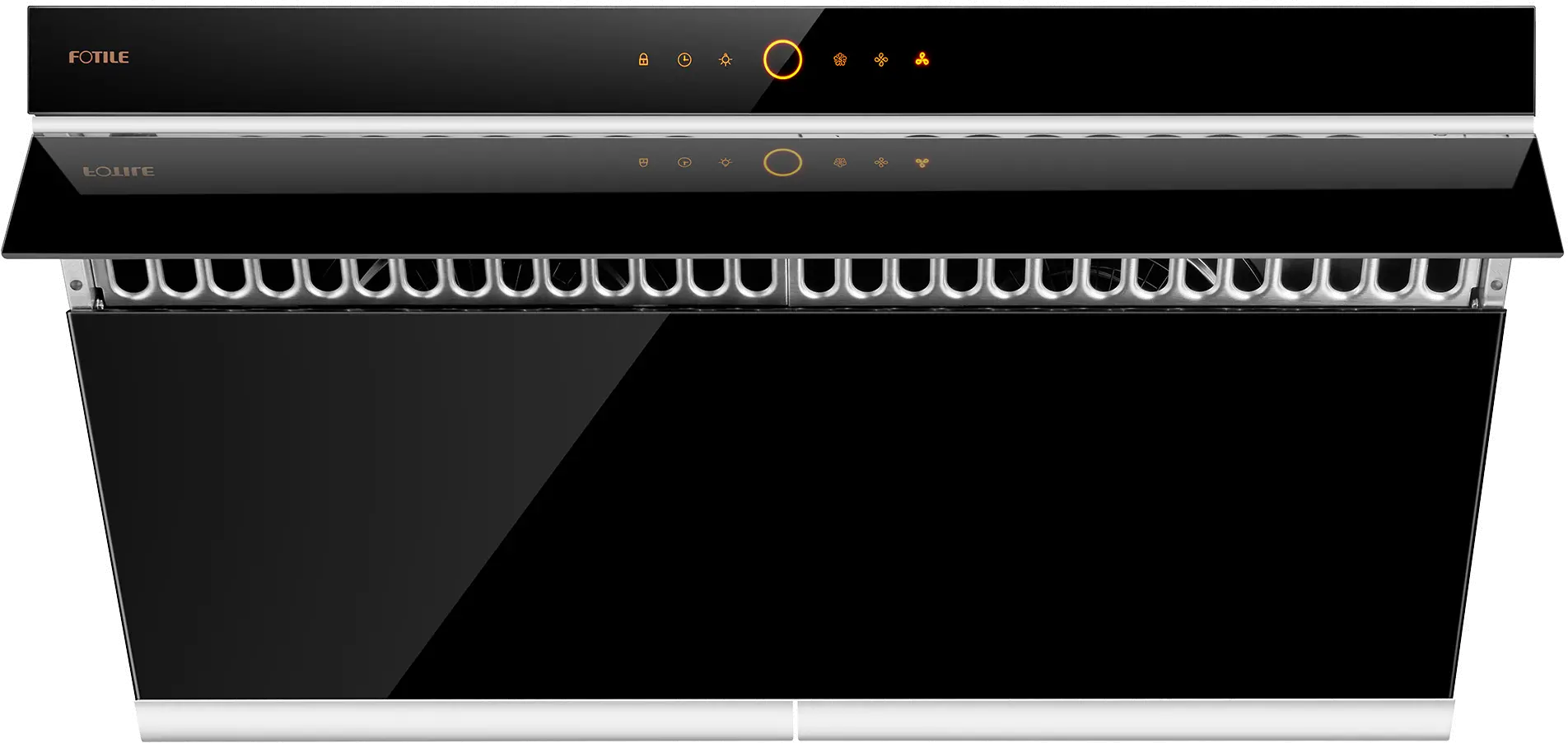FOTILE Slant Vent 36  Under Cabinet Range Hood - Black-1