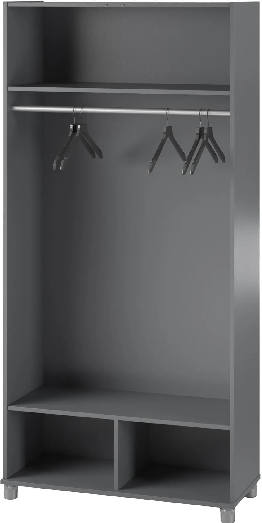 Camberly Graphite Gray 36  Mudroom Storage Cabinet-4