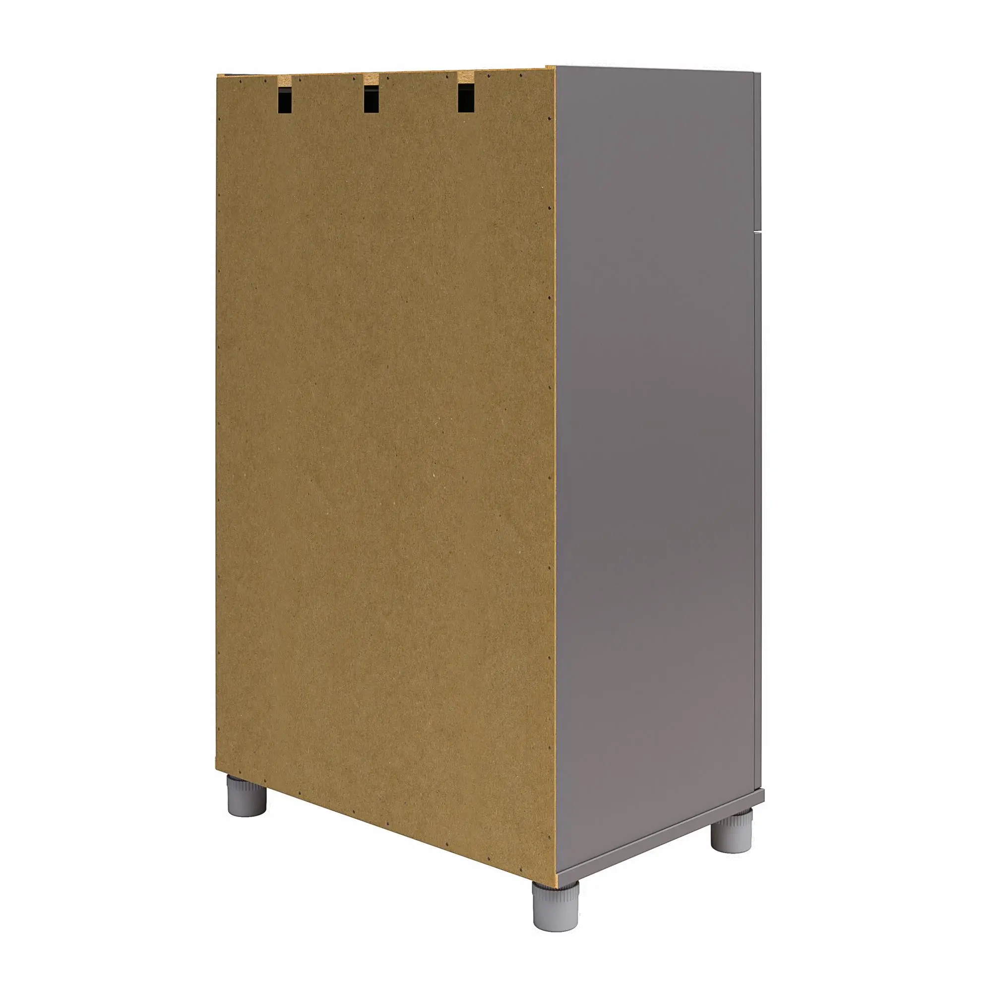 Camberly Framed Graphite Gray Storage Cabinet with Drawer-6