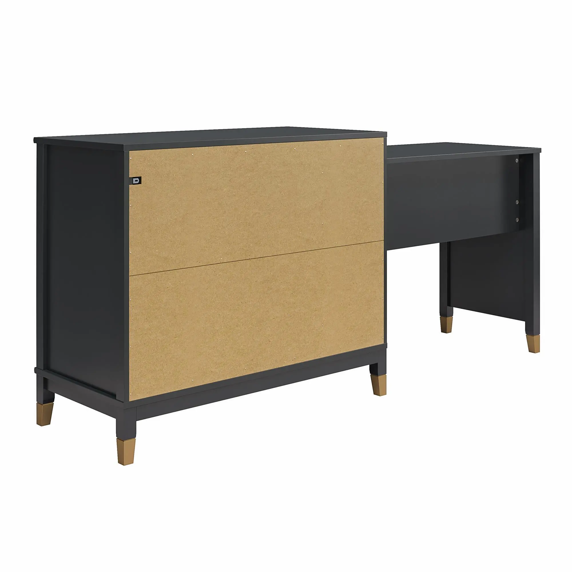 Westerleigh Black 3 in 1 Media Dresser-5