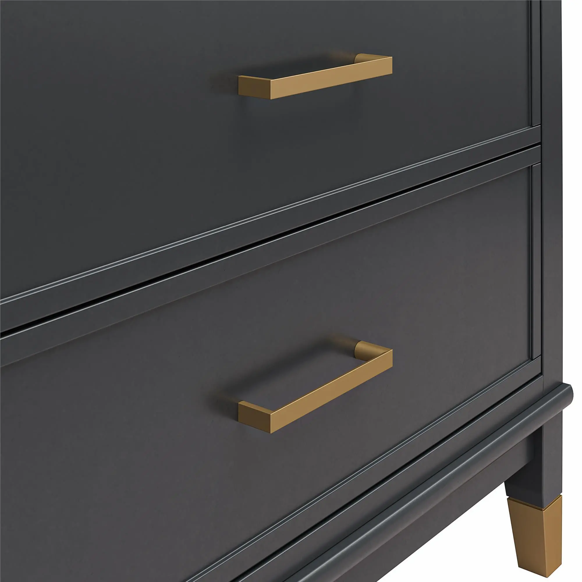 Westerleigh Black 3 in 1 Media Dresser-7