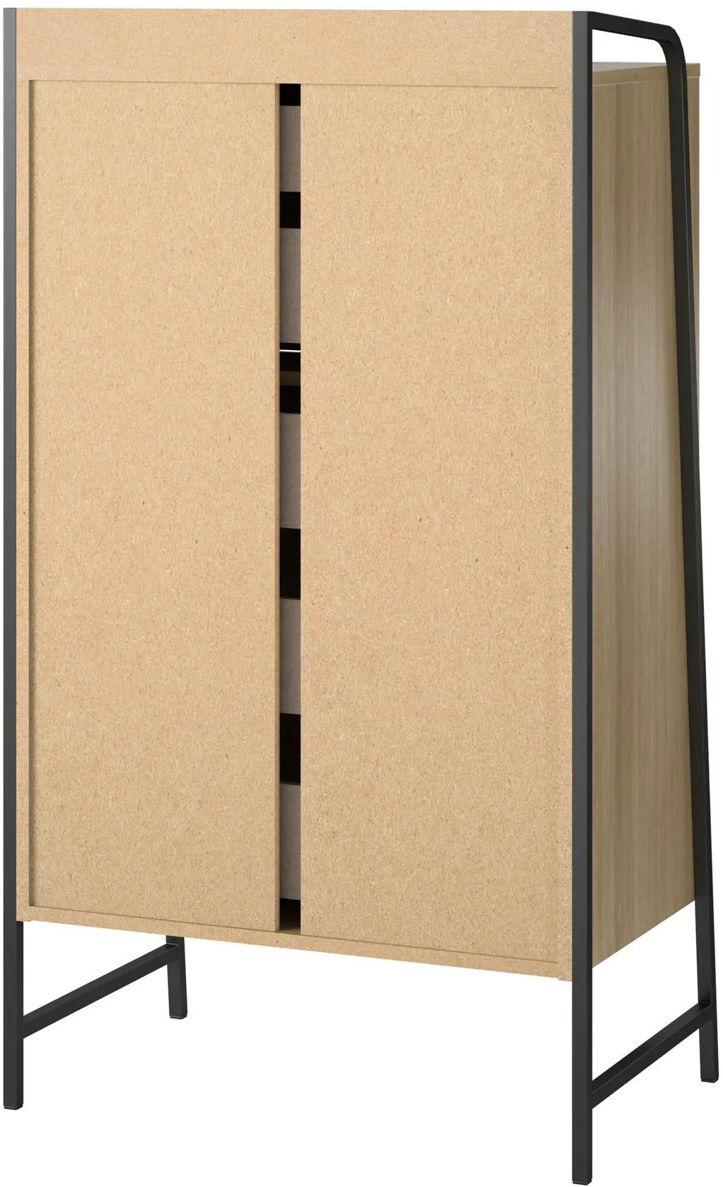 Bushwick Natural 5 Drawer Chest of Drawers-5