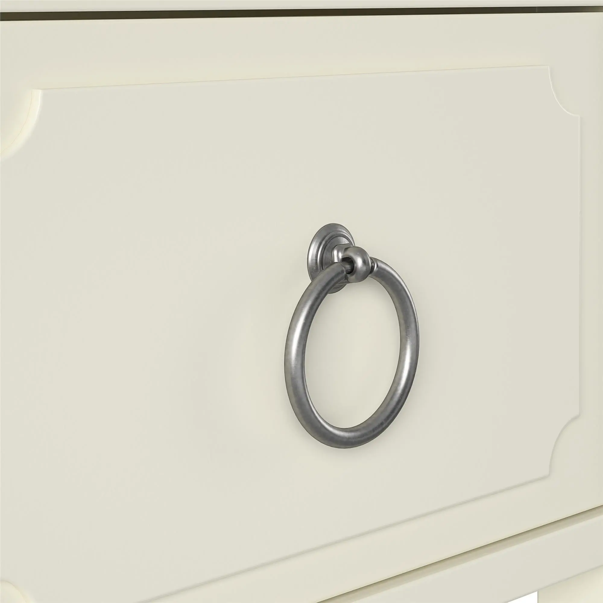 Majesty White Narrow Side Table-7