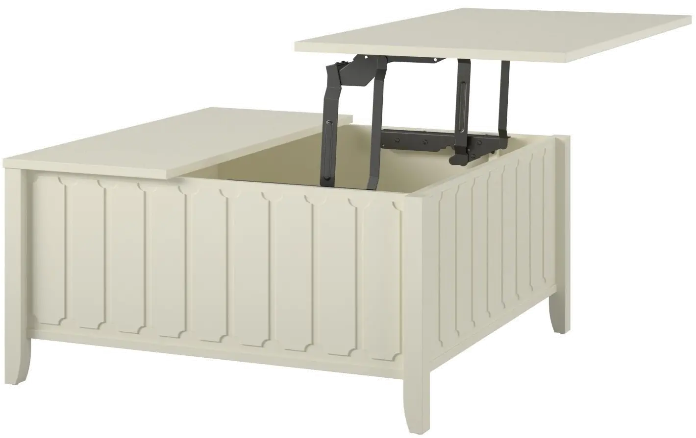 Majesty White Lift Top Coffee Table-3
