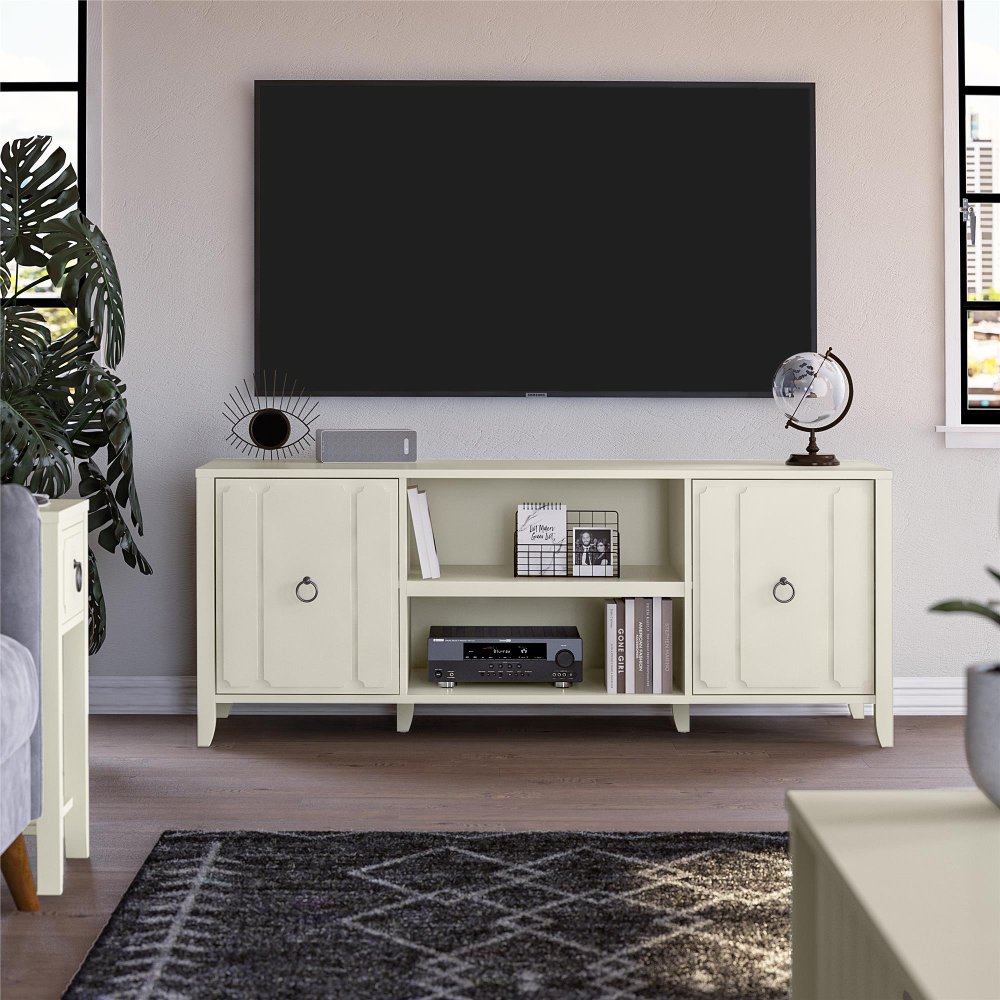 Majesty 60" White TV Stand