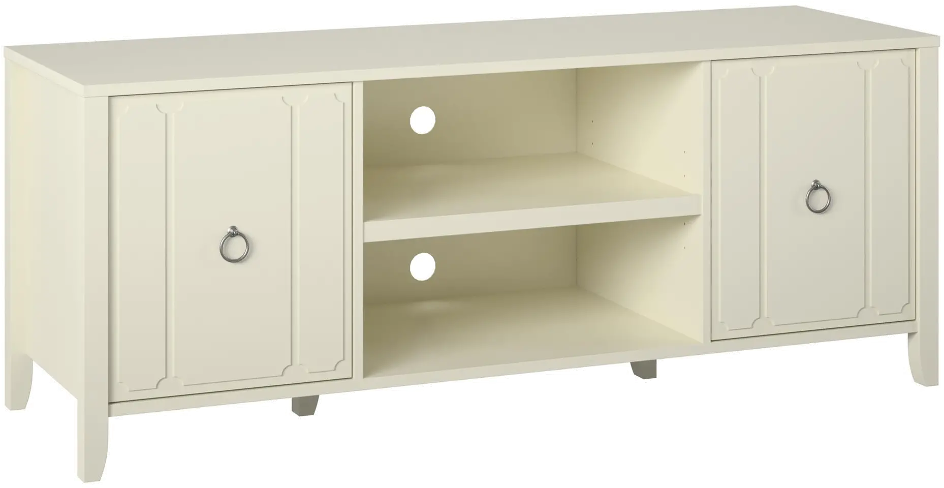 Majesty 60  White TV Stand-3