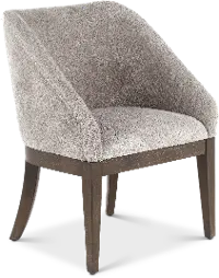 732-C6501S Cascade Espresso Brown and Gray Upholstered Dining Chair