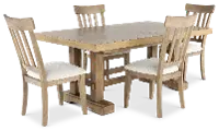 Napa Natural 5 Piece Dining Room Set