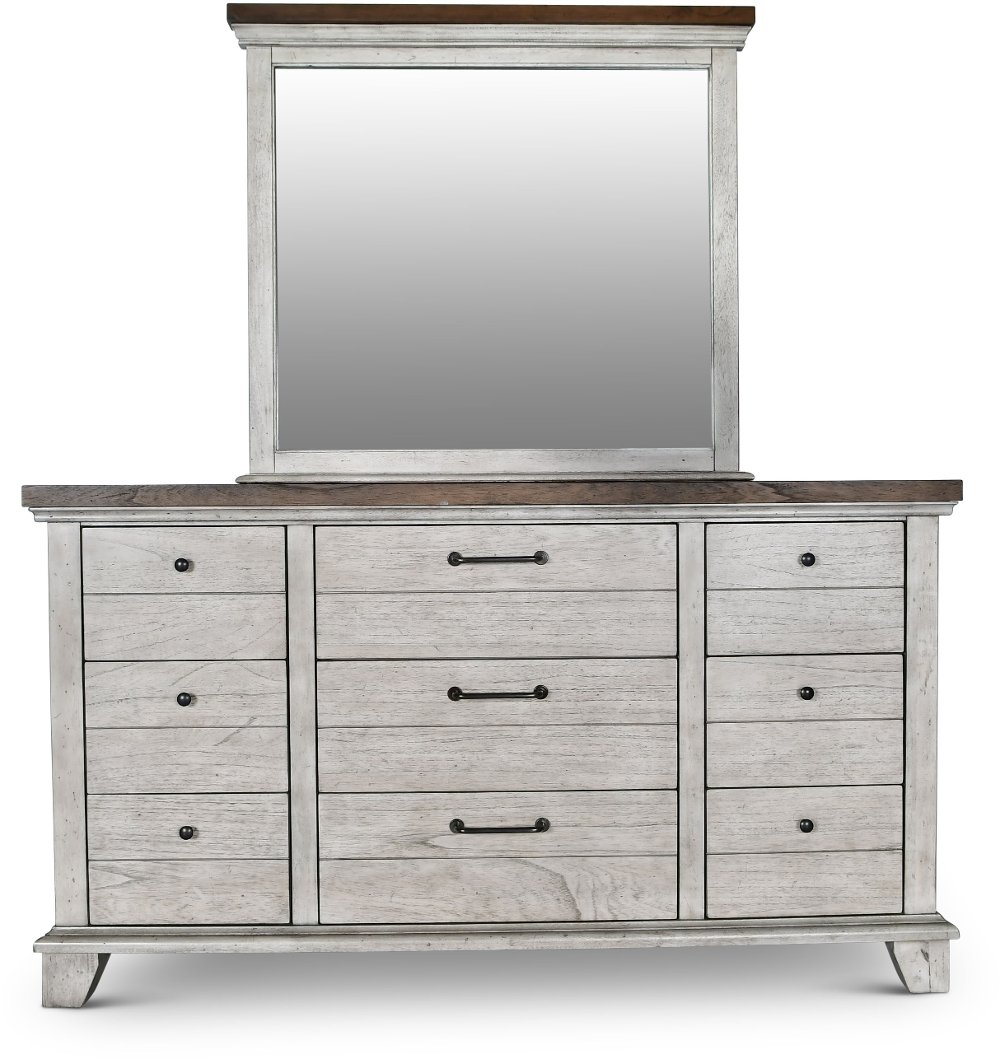 Bear Creek White Dresser