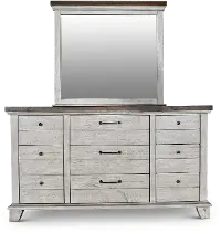 Bear Creek White Dresser