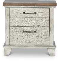 Bear Creek White Nightstand