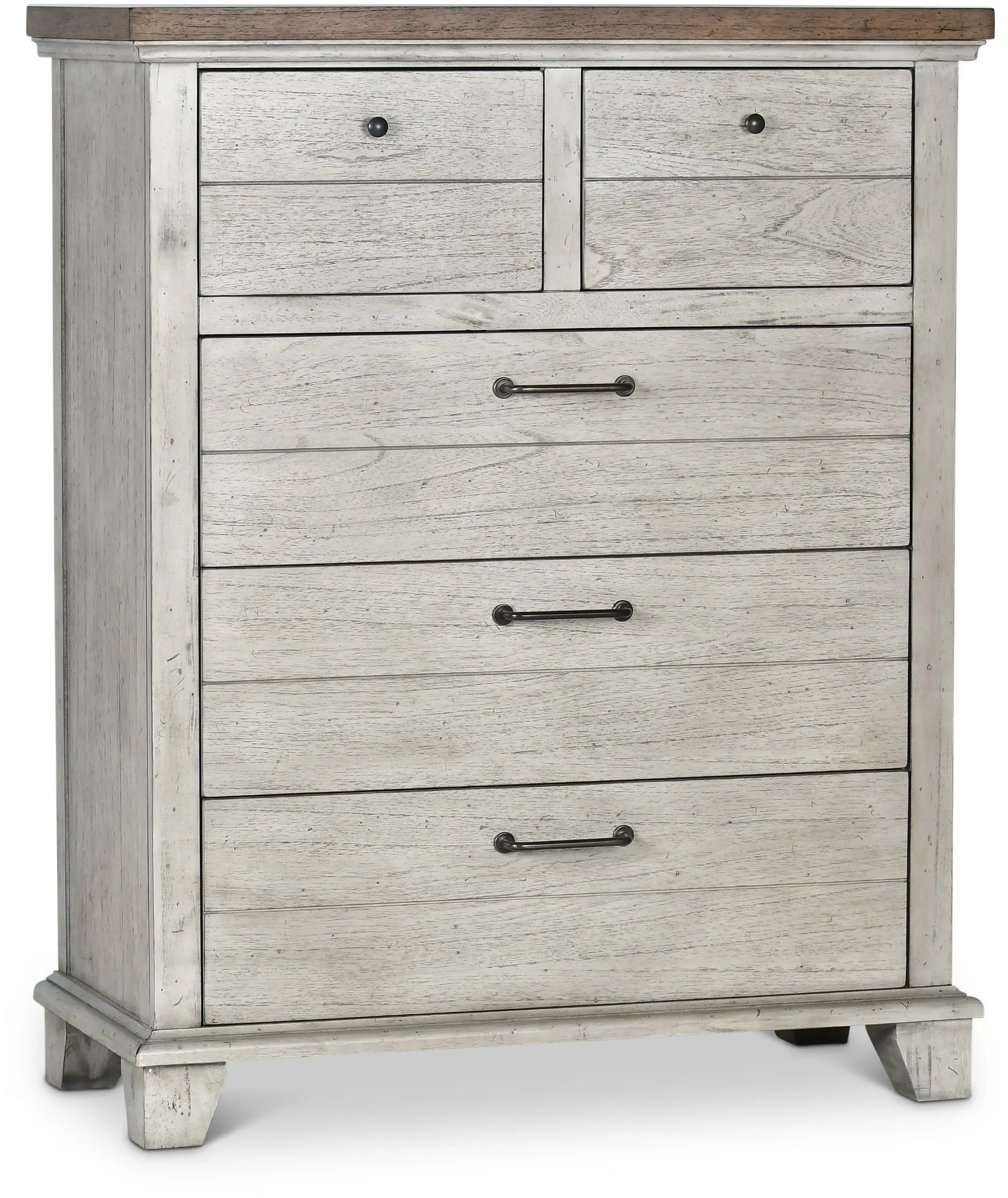 Bear Creek White Chest of Drawers-2
