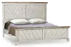 Bear Creek White King Bed