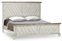 Bear Creek White King Bed