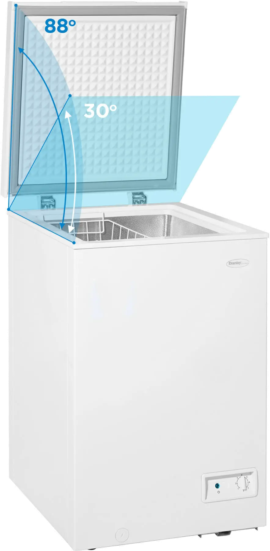 DCF035A6WM Danby 3.5 cu ft Chest Freezer - White-6