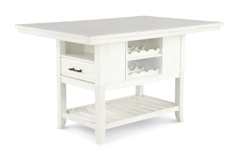 Willow White Counter Height Dining Table