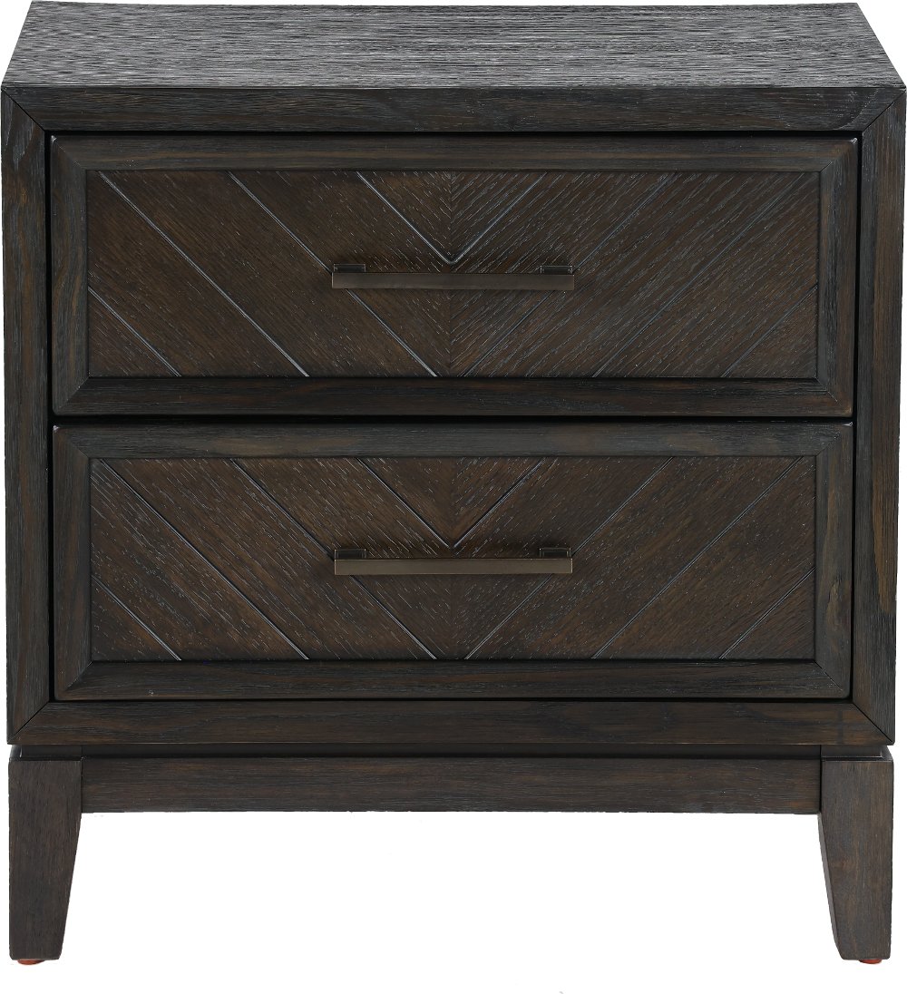 Burbank Black Nightstand