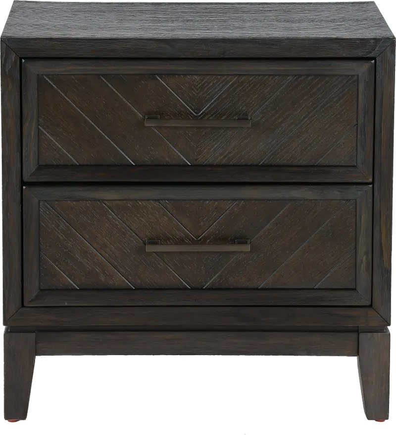 Burbank Black Nightstand