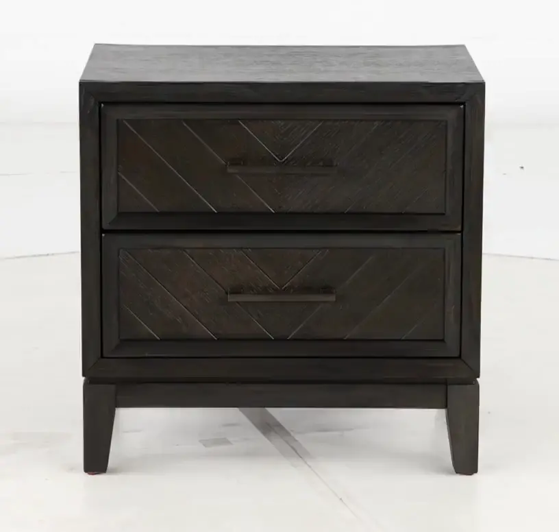 Burbank Black Nightstand-8