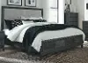 Burbank Black King Storage Bed