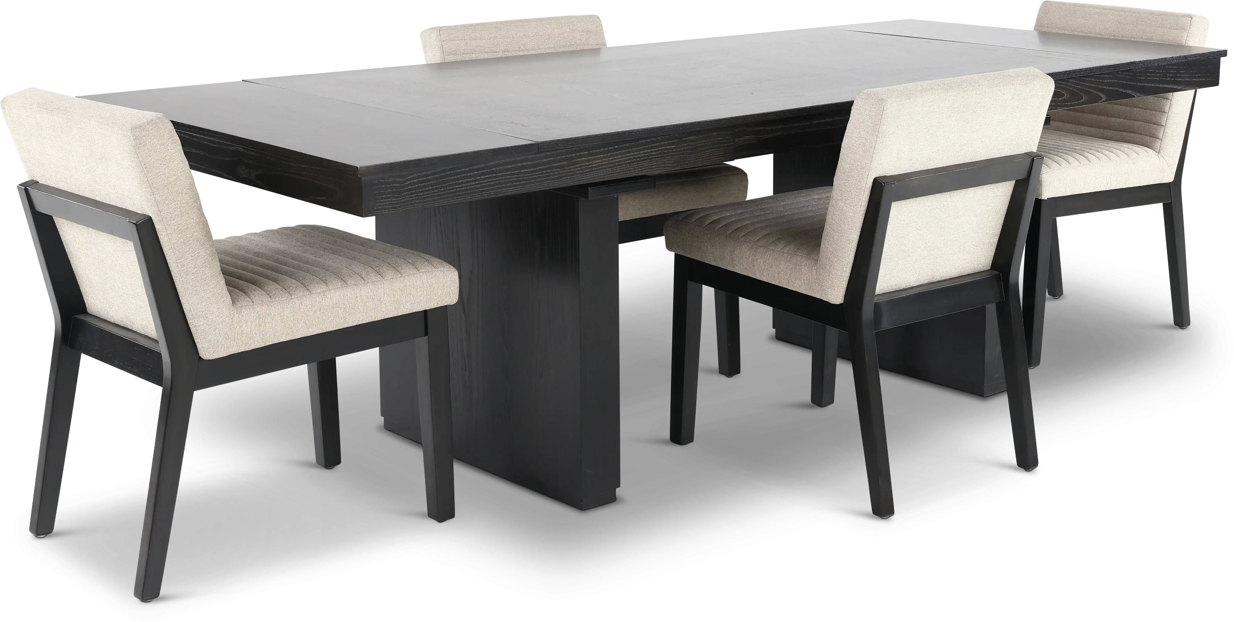Jax Dark Brown 5 Piece Dining Set-1